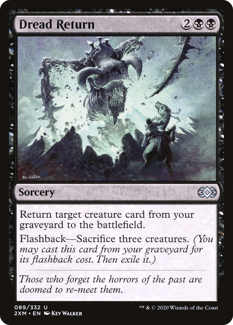 Dread Return (2XM-089) [Double Masters] Foil MTG Single Wizards of the Coast