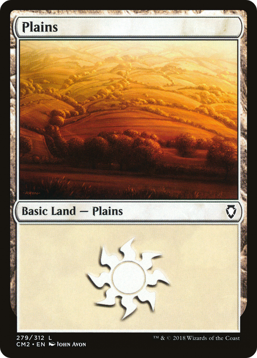 Plains (CM2-279) [Commander Anthology Volume II] MTG Single Wizards of the Coast