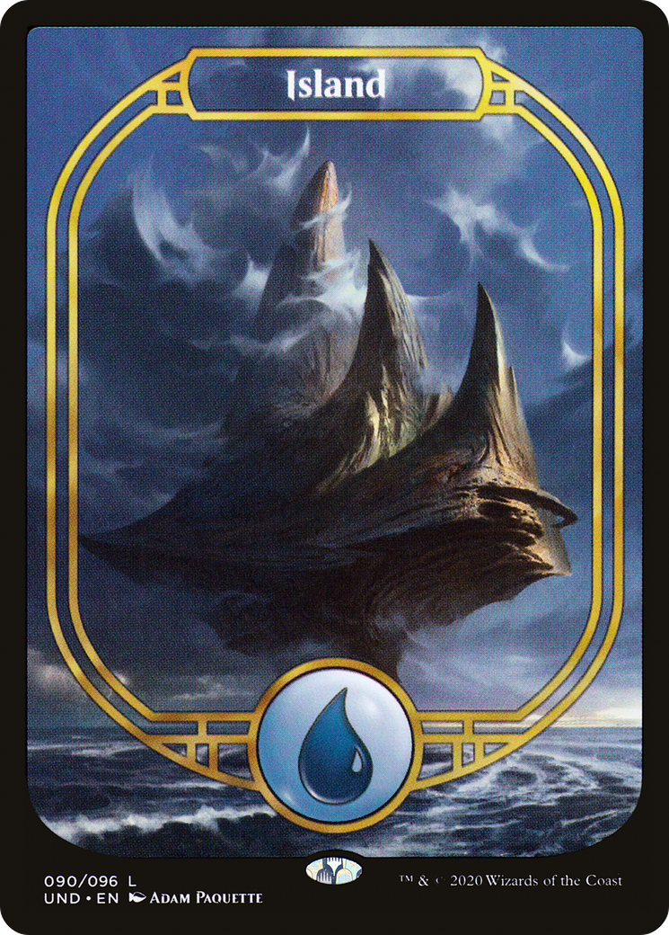 Island (Full Art) (UND-090) [Unsanctioned] Foil MTG Single Wizards of the Coast