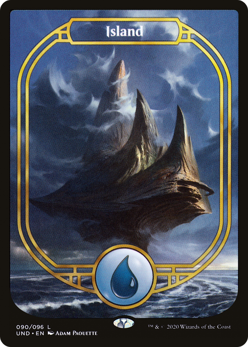 Island (Full Art) (UND-090) [Unsanctioned] Foil MTG Single Wizards of the Coast