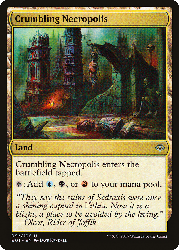 Crumbling Necropolis (AC2-092) [Misc] Archenemy: Nicol Bolas MTG Single Wizards of the Coast