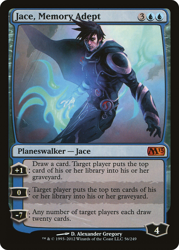 Jace, Memory Adept (M13-056) [Magic 2013] Foil MTG Single Wizards of the Coast
