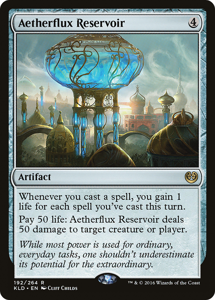 Aetherflux Reservoir [Kaladesh] MTG Single Magic: The Gathering