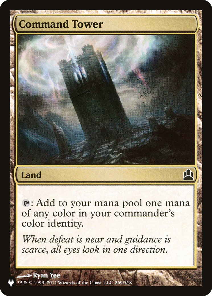 Command Tower (LIST-CMD-269) [Mystery Booster] The List MTG Single Wizards of the Coast
