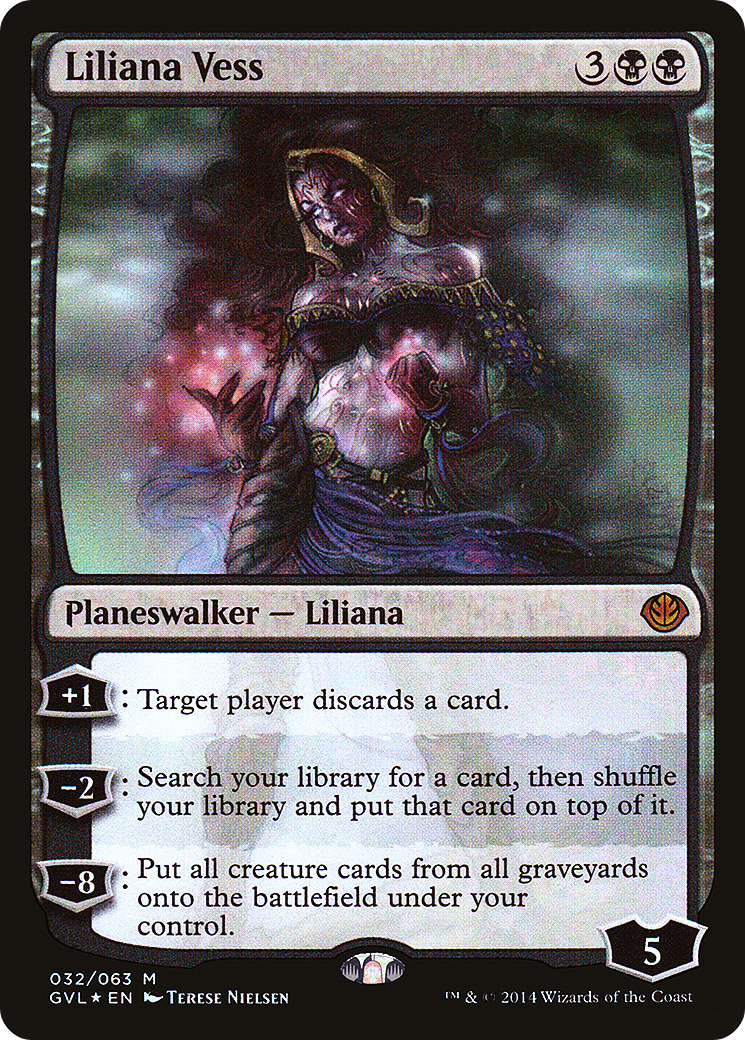 Liliana Vess (DD3-032) [Misc] Duel Decks Anthology: Garruk vs. Liliana Foil MTG Single Wizards of the Coast