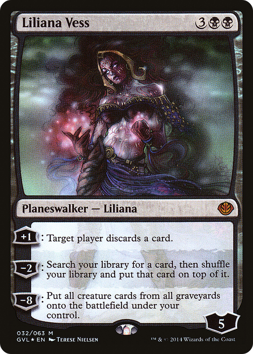 Liliana Vess (DD3-032) [Misc] Duel Decks Anthology: Garruk vs. Liliana Foil MTG Single Wizards of the Coast