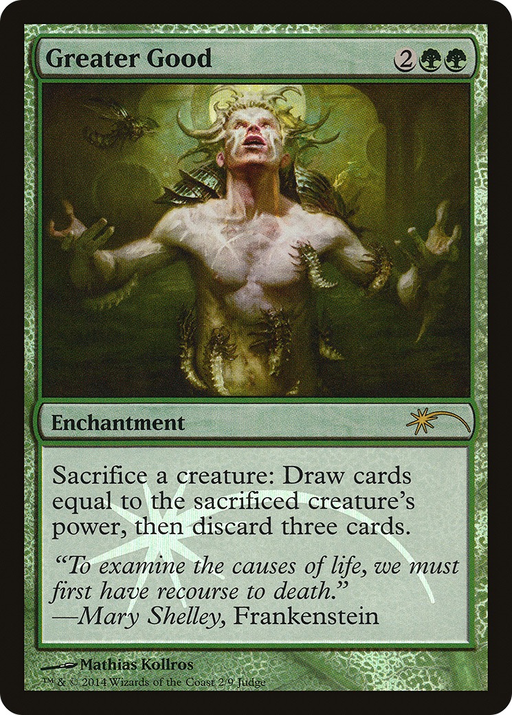 Greater Good (JDG-002) [Misc] Judge Gift Cards 2014 Foil MTG Single Wizards of the Coast