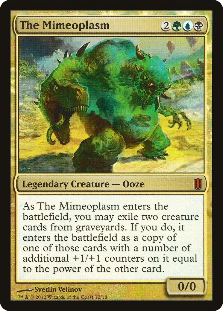 The Mimeoplasm (CM1-012) [Misc] Commander's Arsenal Foil MTG Single Wizards of the Coast
