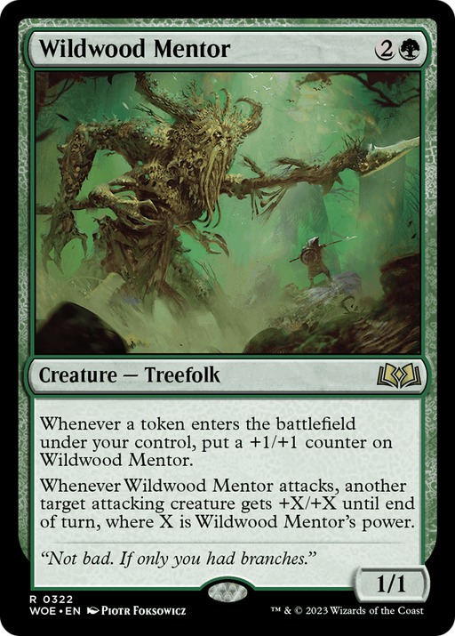 Wildwood Mentor (WOE-322) [Wilds of Eldraine] MTG Single Wizards of the Coast