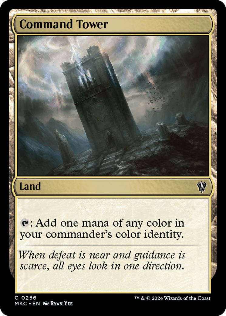 Command Tower (MKC-256) [Murders at Karlov Manor Commander] MTG Single Wizards of the Coast
