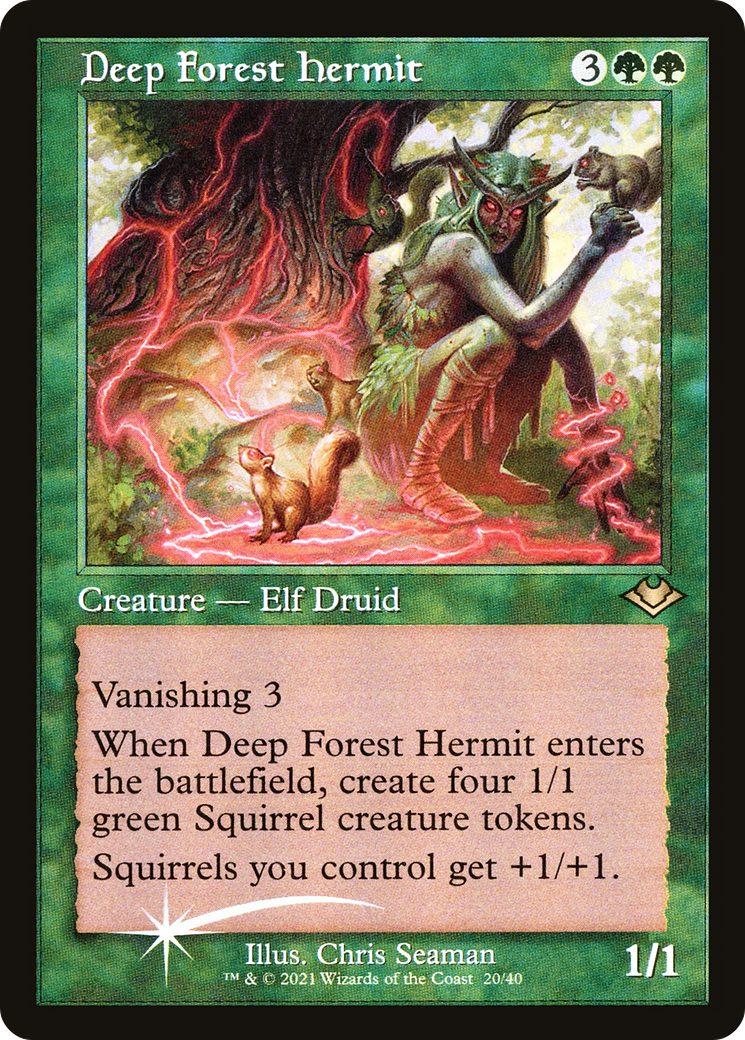 Deep Forest Hermit (MH1-020) [Modern Horizons 1 Timeshifts] Foil MTG Single Wizards of the Coast