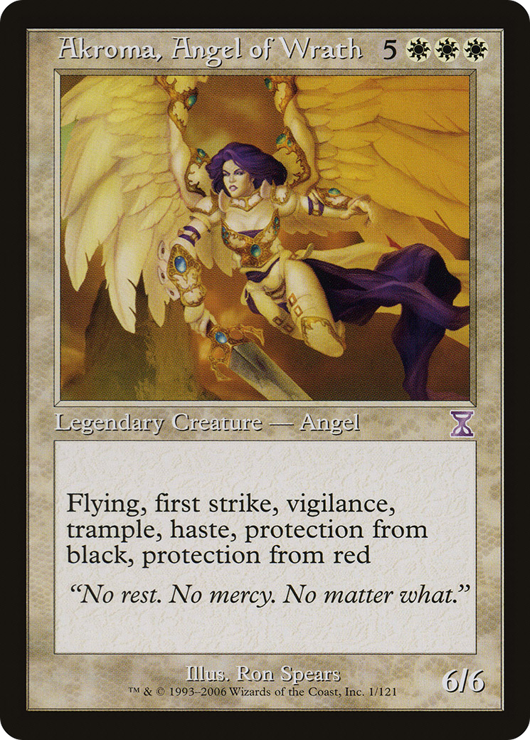 Akroma, Angel of Wrath (TSB-001) [Time Spiral Timeshifted] MTG Single Wizards of the Coast