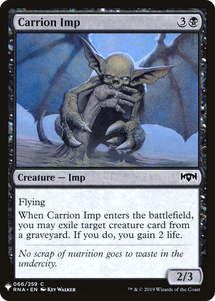 Carrion Imp (LIST-066) [Mystery Booster] The List MTG Single Wizards of the Coast