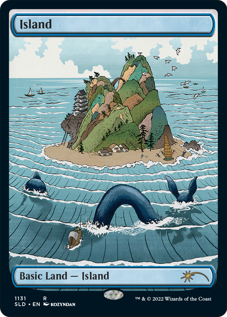 Island (1131) (SLD-1131) [Secret Lair] Drop Foil MTG Single Wizards of the Coast