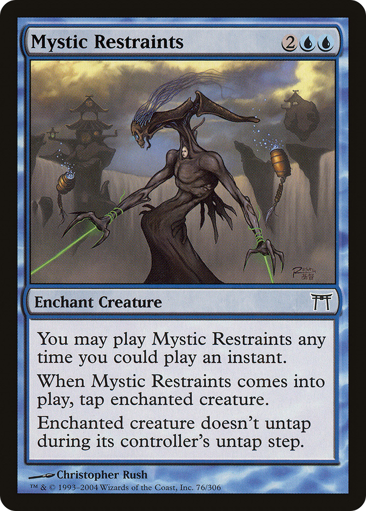 Mystic Restraints (CHK-076) [Champions of Kamigawa] MTG Single Wizards of the Coast