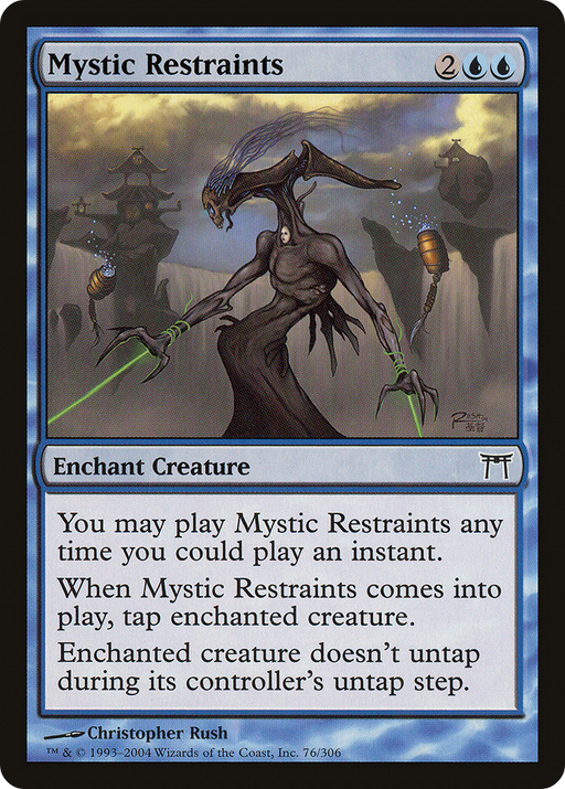 Mystic Restraints (CHK-076) [Champions of Kamigawa] MTG Single Wizards of the Coast