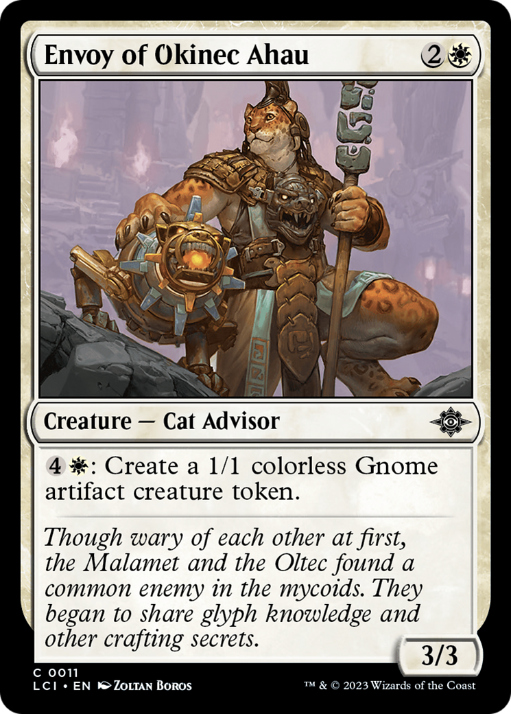 Envoy of Okinec Ahau (LCI-011) [The Lost Caverns of Ixalan] MTG Single Wizards of the Coast