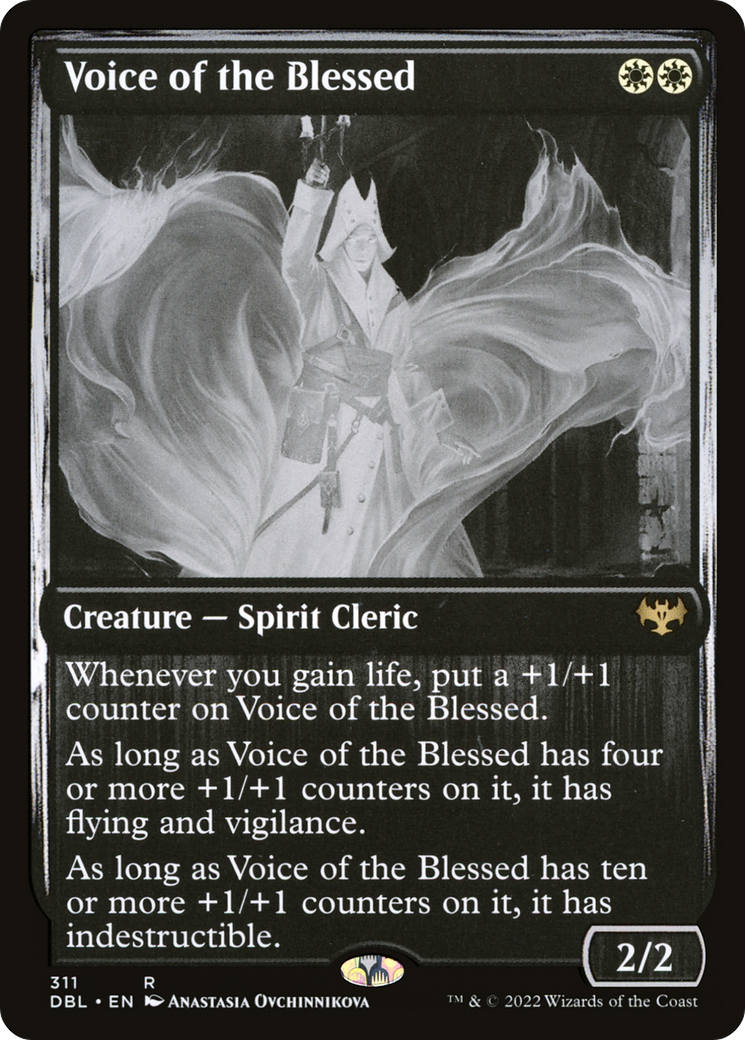 Voice of the Blessed (DBL-311) [Innistrad: Double Feature] Foil MTG Single Wizards of the Coast