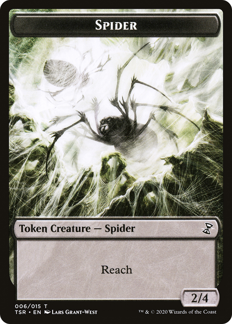 Spider (TTSR-006) [Tokens] Time Spiral Remastered Tokens MTG Single Wizards of the Coast