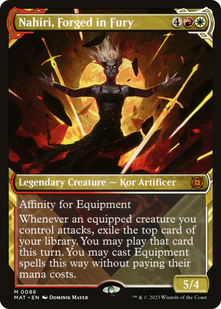 Nahiri, Forged in Fury (MAT-086) [March of the Machine: The Aftermath] (Showcase) MTG Single Wizards of the Coast