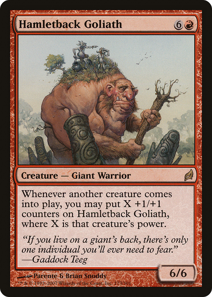 Hamletback Goliath (LRW-173) [Lorwyn] Foil MTG Single Wizards of the Coast