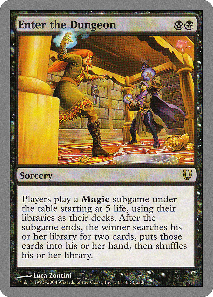 Enter the Dungeon (UNH-053) [Unhinged] MTG Single Wizards of the Coast