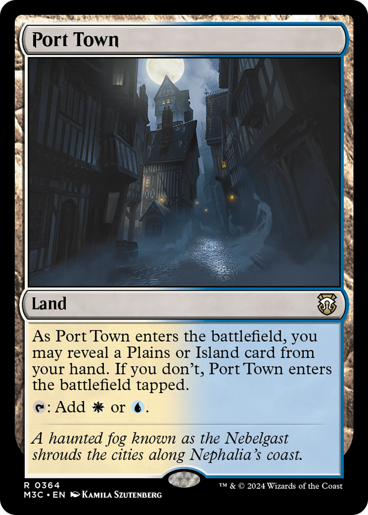 Port Town (M3C-364) [Modern Horizons 3 Commander] MTG Single Wizards of the Coast