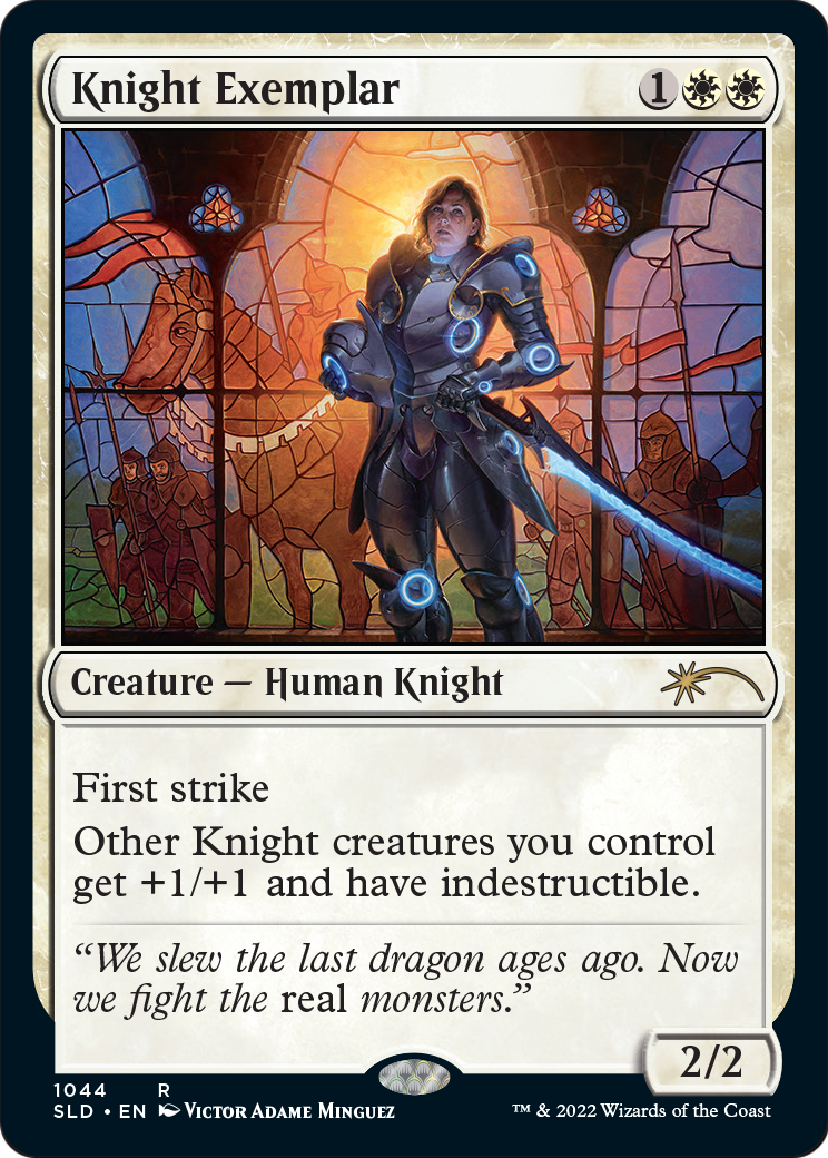 Knight Exemplar (1044) (SLD-1044) [Secret Lair Drop] Foil