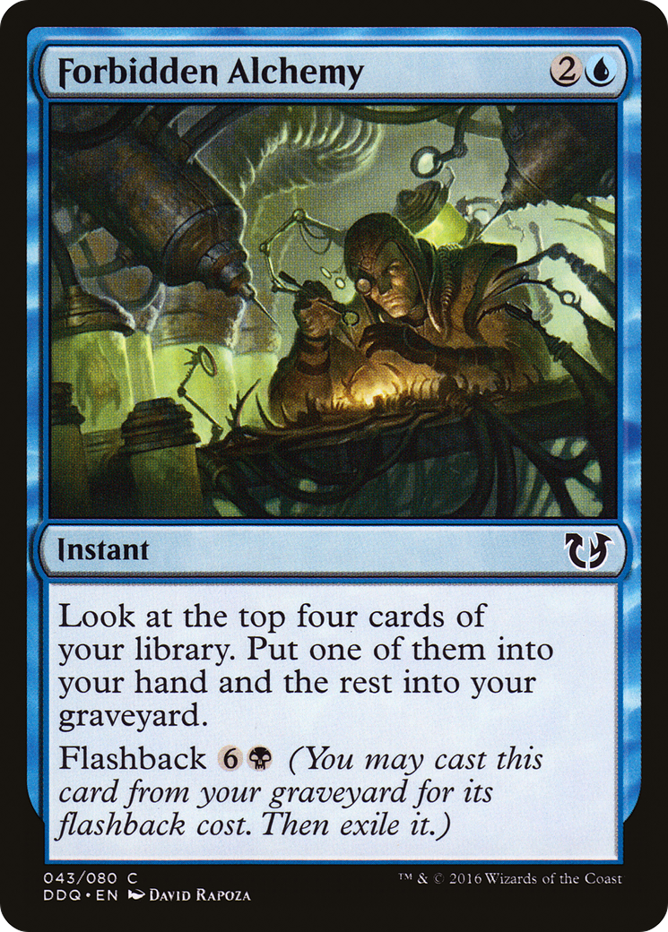 Forbidden Alchemy (DDQ-043) [Misc] Duel Decks: Blessed vs. Cursed MTG Single Wizards of the Coast