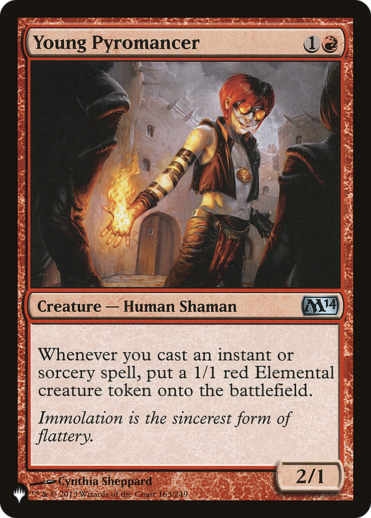 Young Pyromancer (LIST-M14-163) [The List] MTG Single Magic: The Gathering