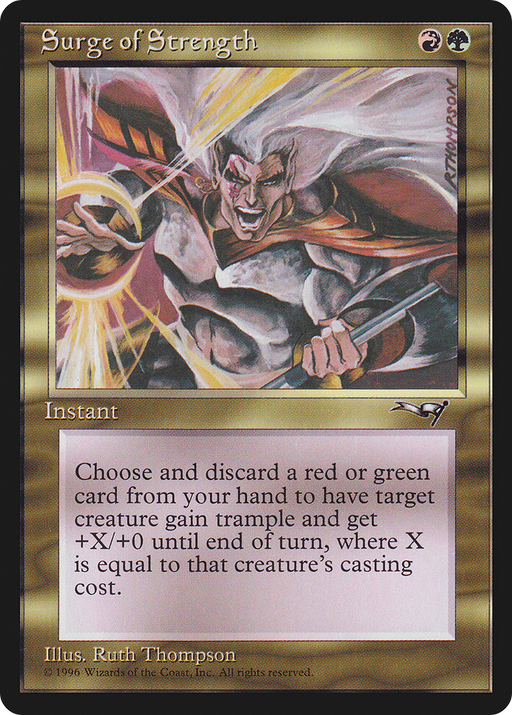 Surge of Strength (ALL-109) [Alliances] MTG Single Wizards of the Coast