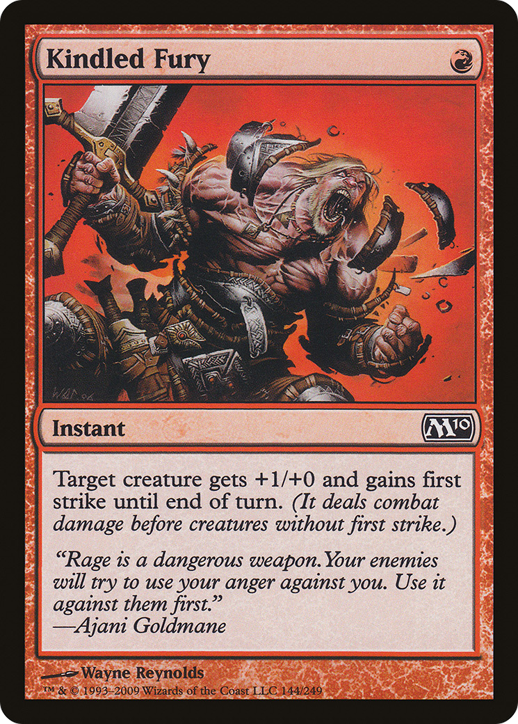 Kindled Fury (M10-144) [Magic 2010] MTG Single Wizards of the Coast