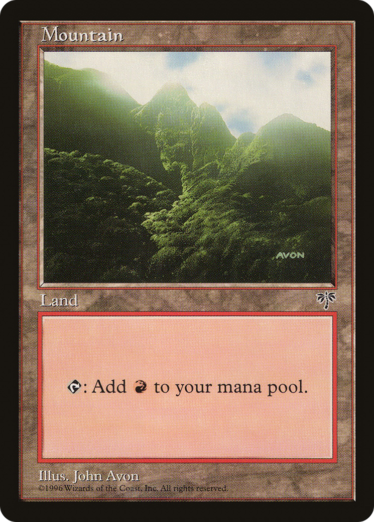 Mountain (MIR-343) [Mirage] MTG Single Wizards of the Coast