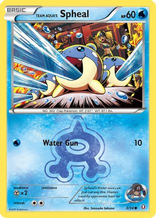 Team Aqua's Spheal (3/34) [XY: Double Crisis] Pokemon Single Pokémon