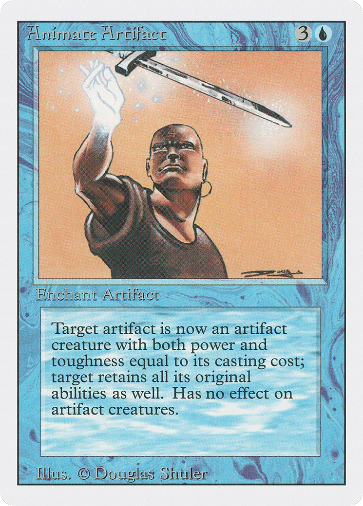Animate Artifact (3ED-048) [Revised Edition] MTG Single Wizards of the Coast