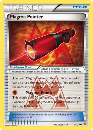 Magma Pointer (24/34) [XY: Double Crisis] Pokemon Single Pokémon