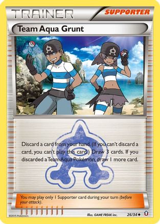 Team Aqua Grunt (26/34) [XY: Double Crisis] Pokemon Single Pokémon