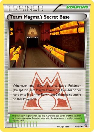 Team Magma's Secret Base (32/34) [XY: Double Crisis] Pokemon Single Pokémon