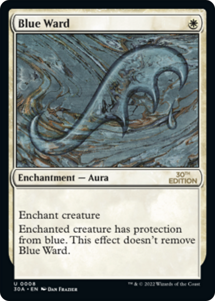 Blue Ward (30A-008) [30th Anniversary Edition] MTG Single Wizards of the Coast