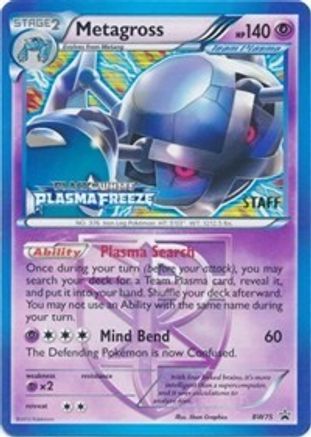 Metagross - BW75 (Team Plasma) (Prerelease) [Staff] () Holofoil [Promos: BW Promos] Pokemon Single Pokémon