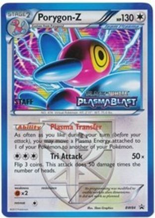 Porygon-Z (Team Plasma) - BW84 (Prerelease) [Staff] () Holofoil [Black and White Promos] Pokemon Single Pokémon