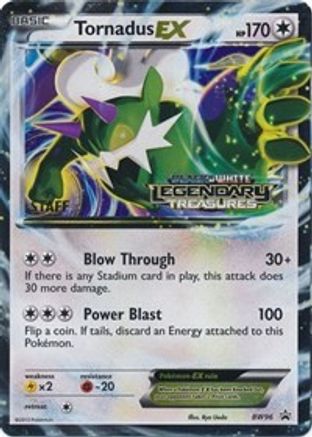 Tornadus EX - BW96 (Prerelease) [Staff] () Holofoil [Promos: BW Promos] Pokemon Single Pokémon