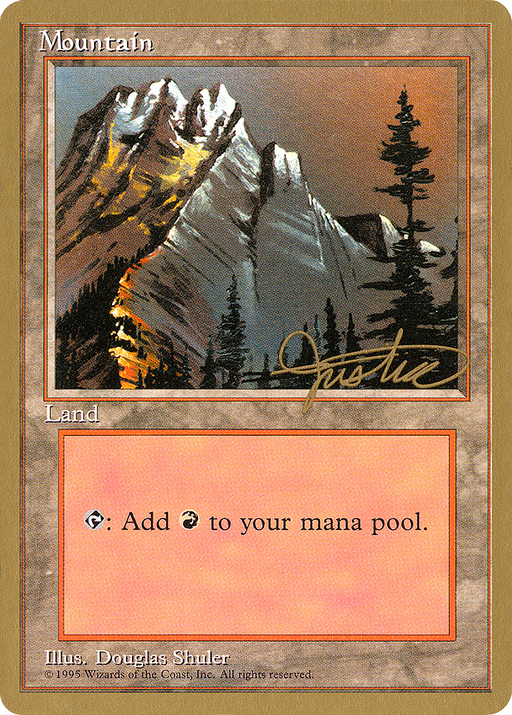 Mountain (WCD-MJ373) [Misc] Pro Tour Collector Set MTG Single Wizards of the Coast