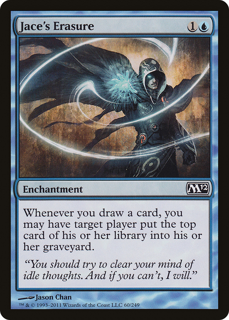 Jace's Erasure (M12-060) [Magic 2012] MTG Single Wizards of the Coast