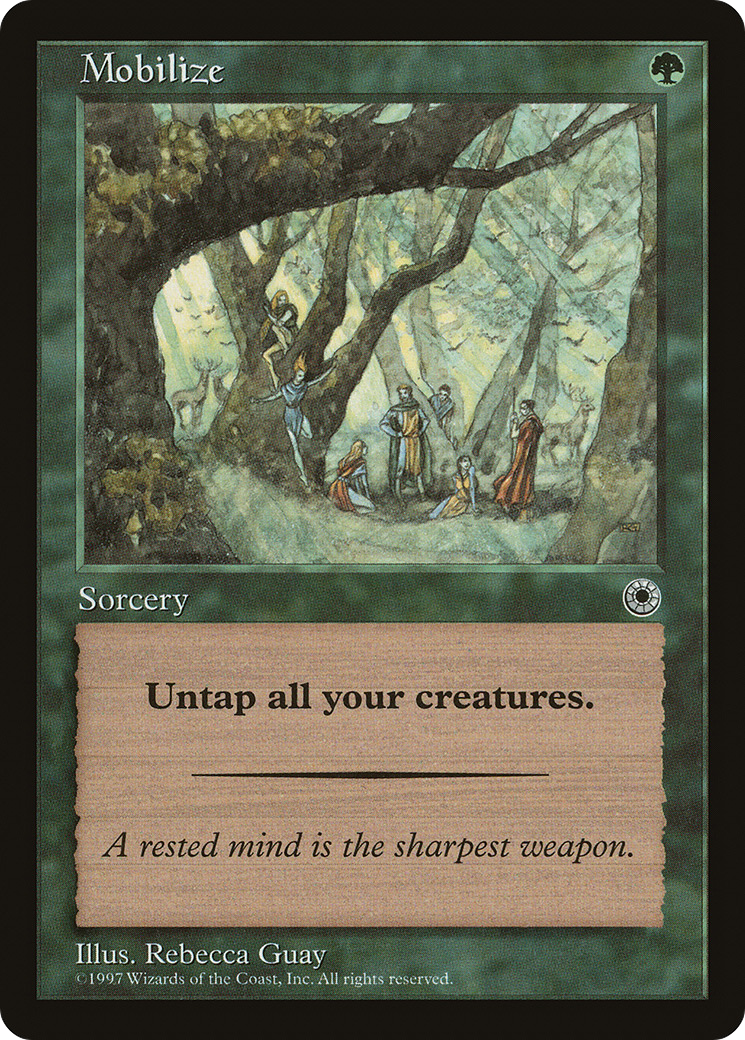 Mobilize (POR-172) [Misc] Portal MTG Single Wizards of the Coast