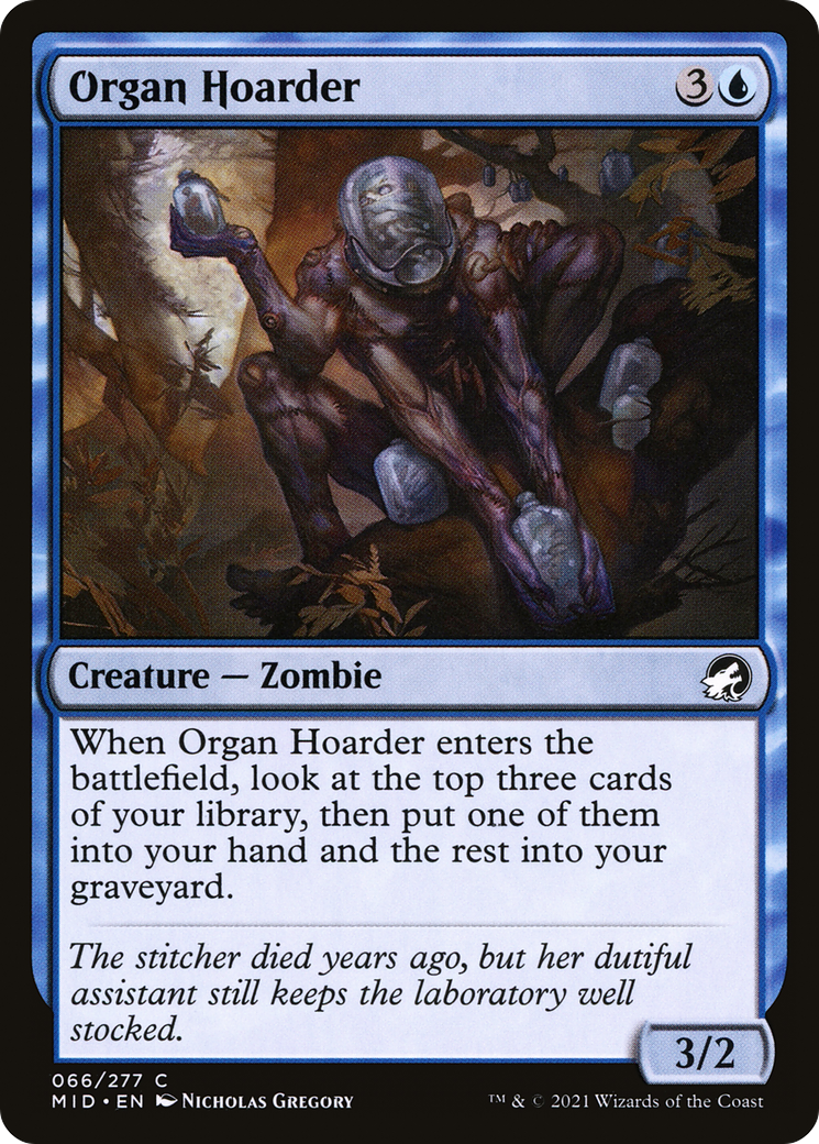 Organ Hoarder (MID-066) [Innistrad: Midnight Hunt] MTG Single Wizards of the Coast