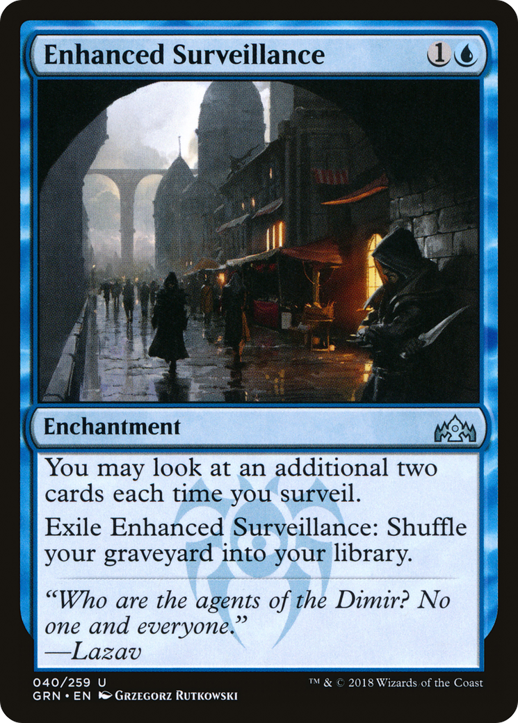 Enhanced Surveillance (GRN-040) [Guilds of Ravnica] MTG Single Wizards of the Coast