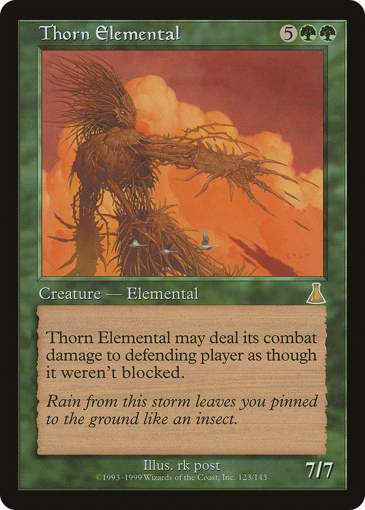 Thorn Elemental (UDS-123) [Urza's Destiny] MTG Single Wizards of the Coast