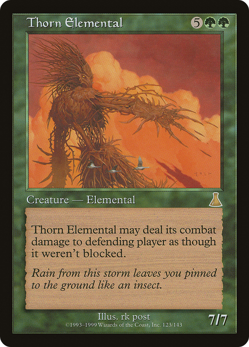 Thorn Elemental (UDS-123) [Urza's Destiny] MTG Single Wizards of the Coast