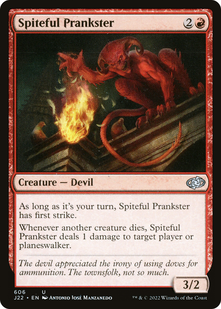 Spiteful Prankster (J22-606) [Jumpstart 2022] MTG Single Wizards of the Coast